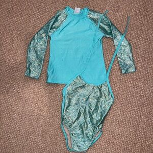 Atlantis Kids Toddler Girls Bathing Suit Set Size 4T NWOT